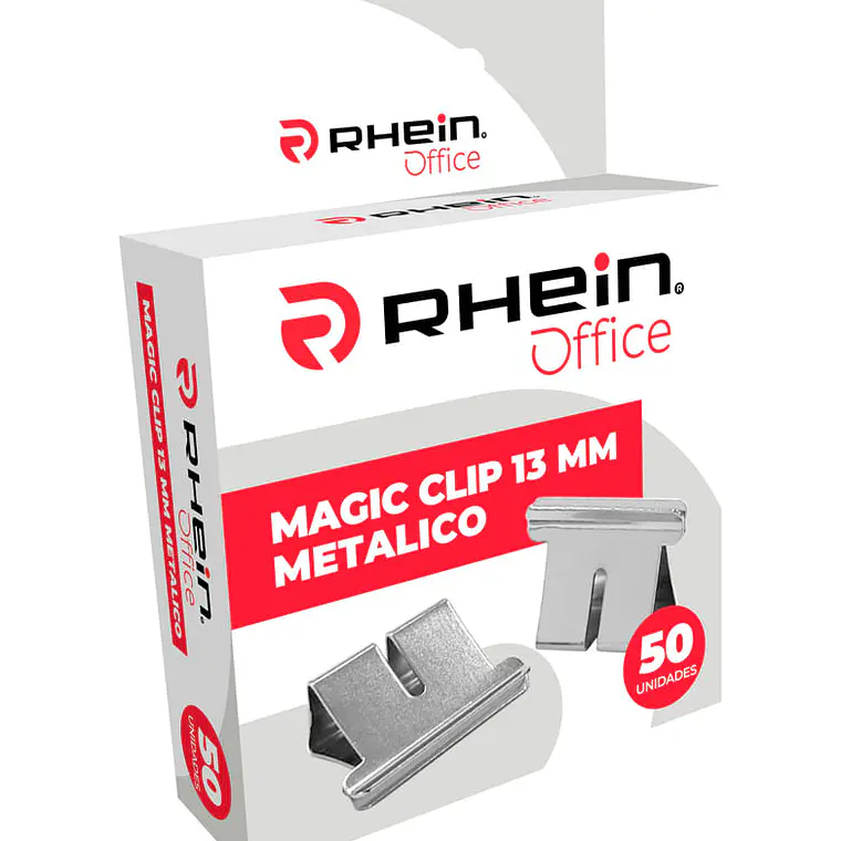 Repuesto P/Magic Clip 1201 13 Mm. Metálico 50 Un. Cromado 1