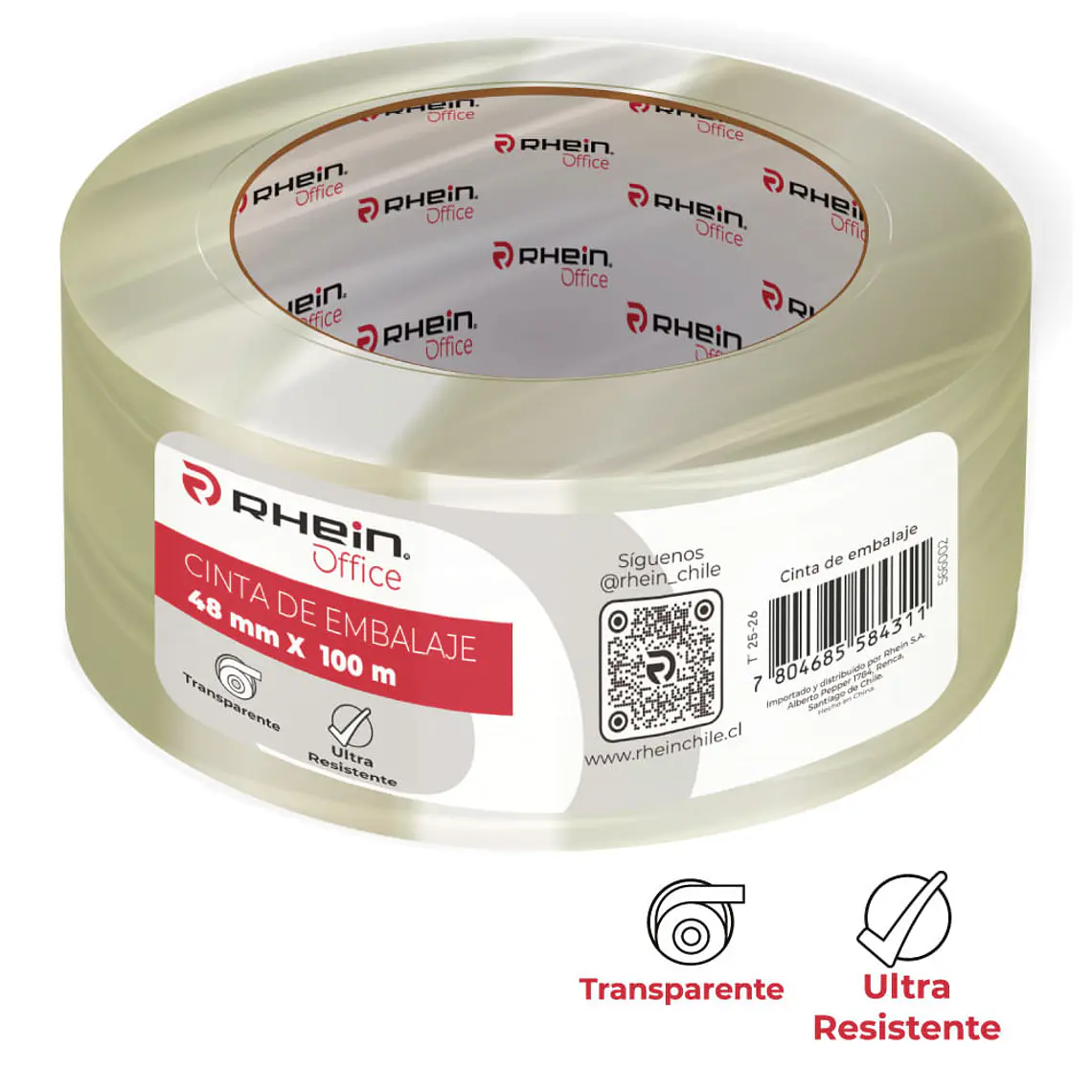 Cinta Embalaje 48MMX100MT Transparente 1