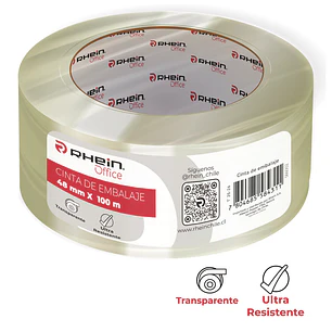 Cinta Embalaje 48MMX100MT Transparente