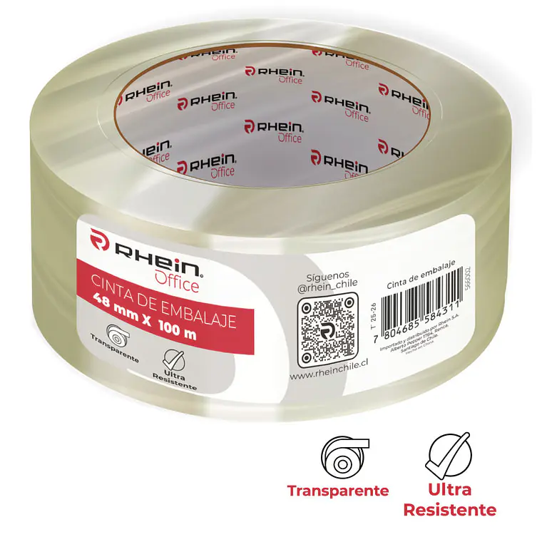 Cinta Embalaje 48MMX100MT Transparente 1