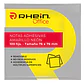 Nota Adhesiva 654 7.6 X 7.6 CM Amarillo Neon 100 Hojas - Miniatura 1