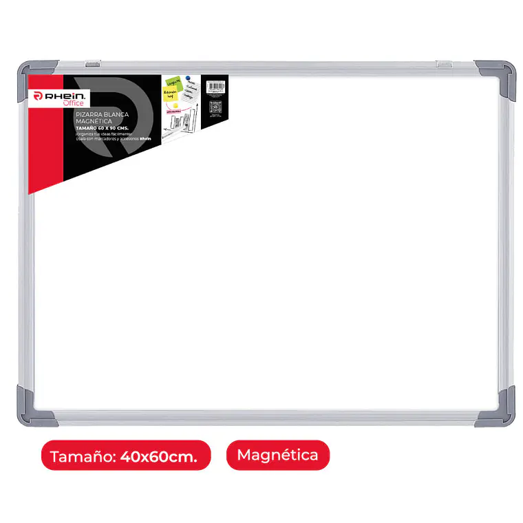 Pizarra Blanca Magnetica 40 X 60 CM 1