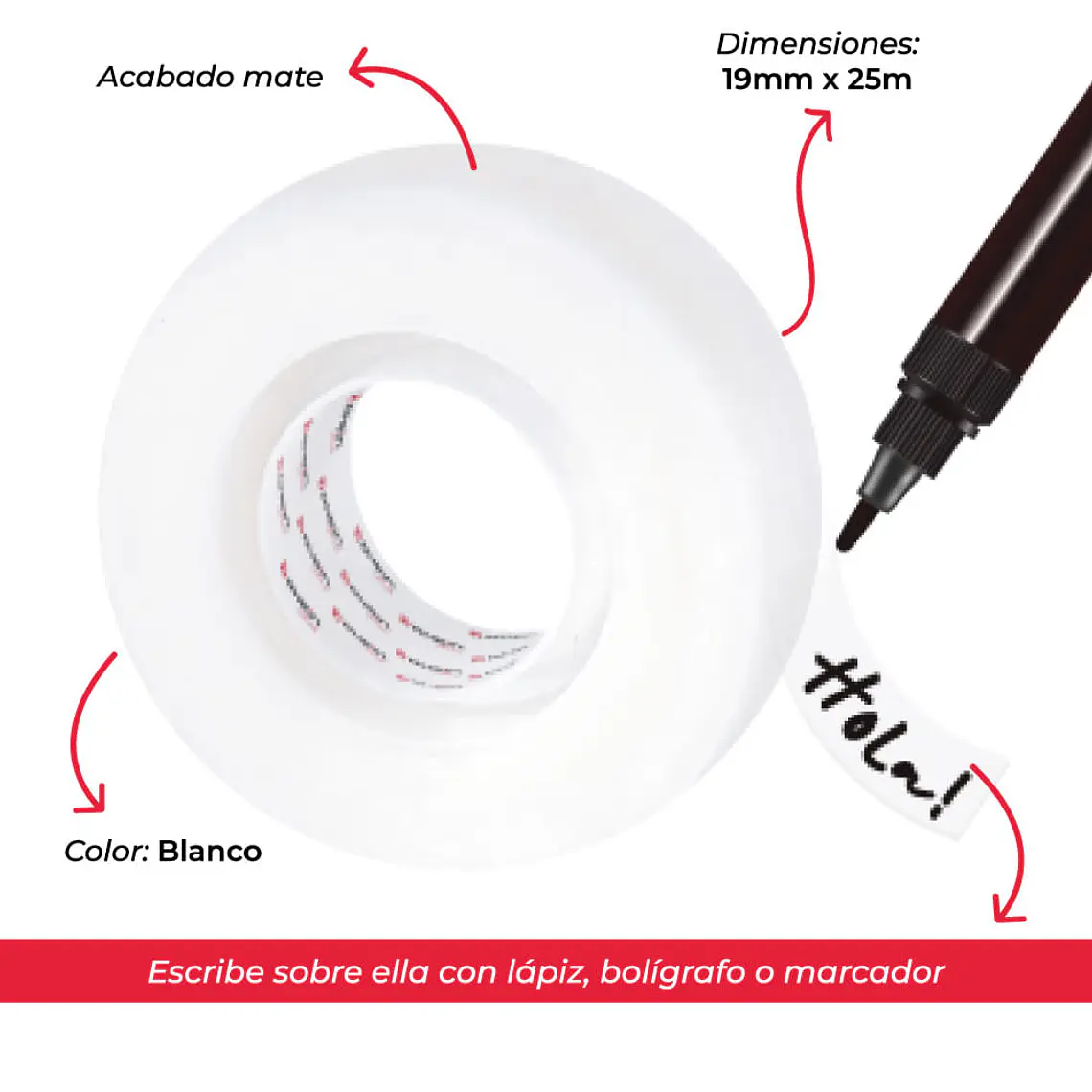 Cinta Adh. Magica 19MMX25MT 2