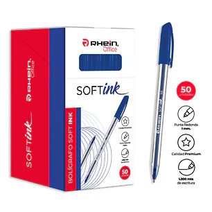 Lápiz Pasta Azul Punta Media 1,0 MM RHEIN