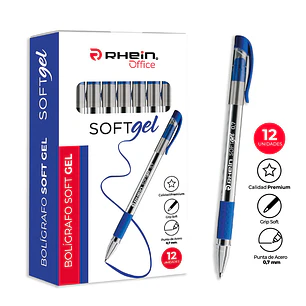 Lápiz Soft Gel Azul 0,7 MM RHEIN