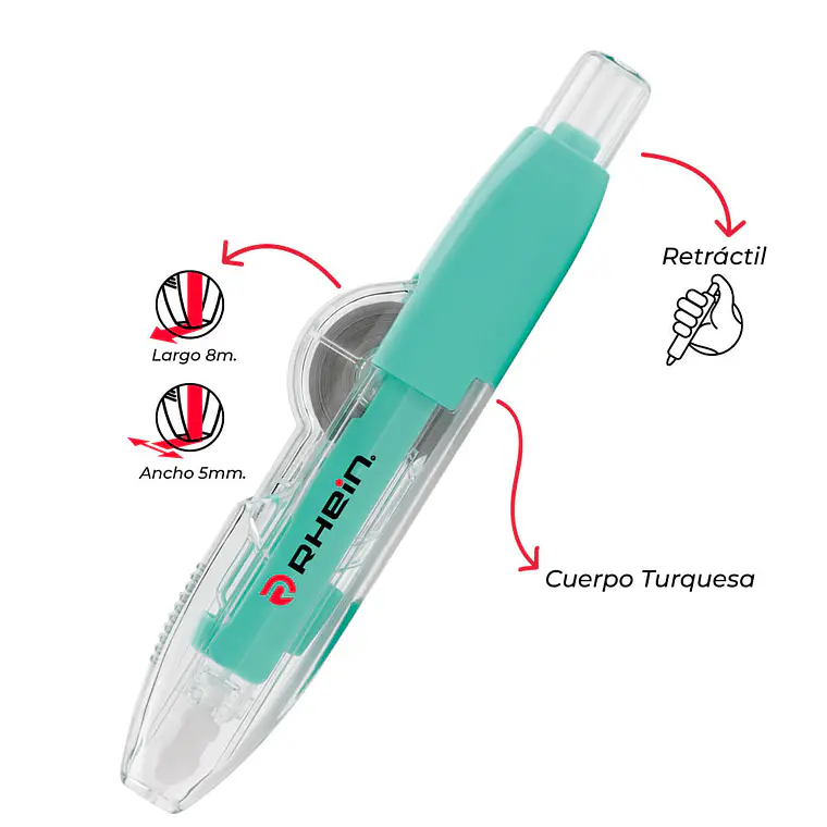 Corrector En Cinta 5MMX8MT Col Surtidos 1