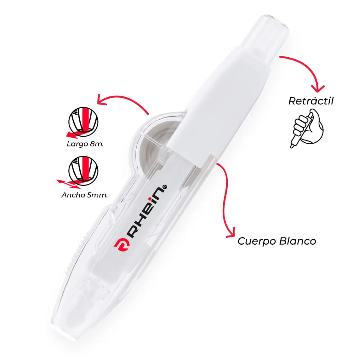 Corrector En Cinta 5MMX8MT Col Surtidos 3