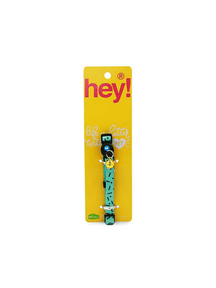 Hey! Collar Gato Celeste