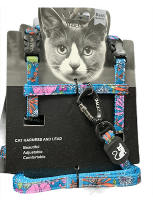 Arnés para Gato Flores/Colores