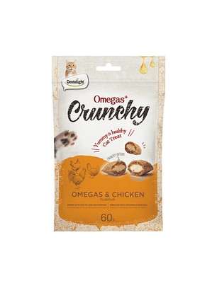 Dentalight Omega Crunchy Galletas Rellenas Pollo