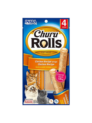 Churu Rolls Pollo 4 Unidades