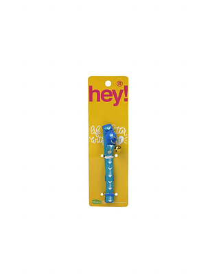 Hey! Collar Gato Celeste con Pescados