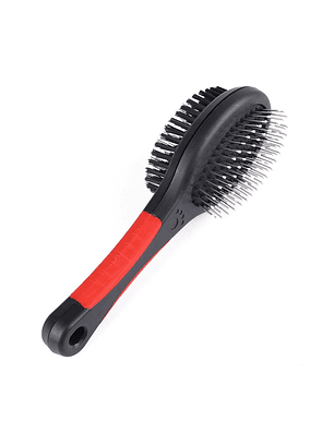 Cepillo Doble Cerdas Plástico y Metal