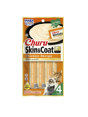 Churu Skin & Coat Pollo 4 Unidades