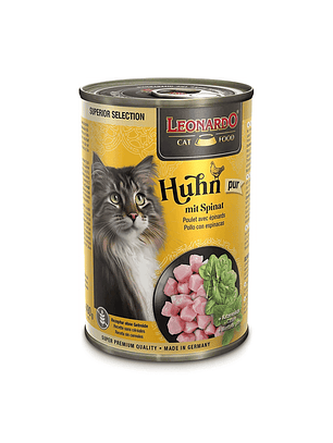 Leonardo Lata Pollo con Espinacas 400gr