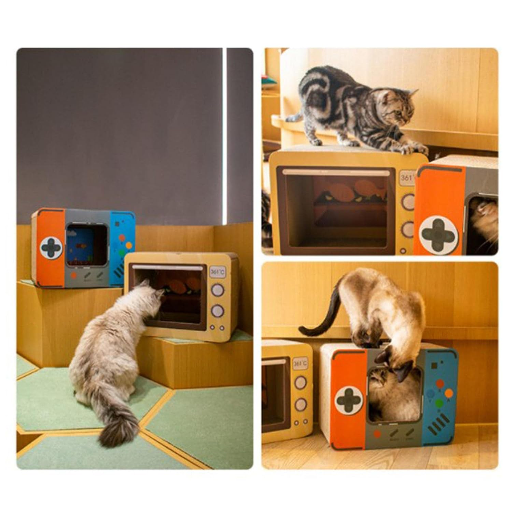 Rascador Casa Videojuego, Radio o Panadería 4