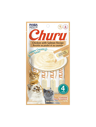 Churu Cat Pollo Salmón 4 Unidades
