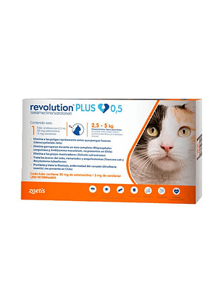 Revolution Plus 0.5ml (2.5 a 5kg)