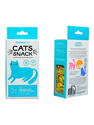 Cats Snack Salmón y Hierba Gatera