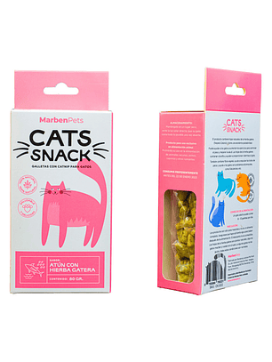 Cats Snack Atún y Hierba Gatera