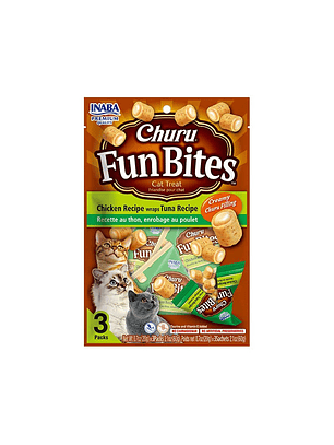 Churu Fun Bites Gato Atún Pollo