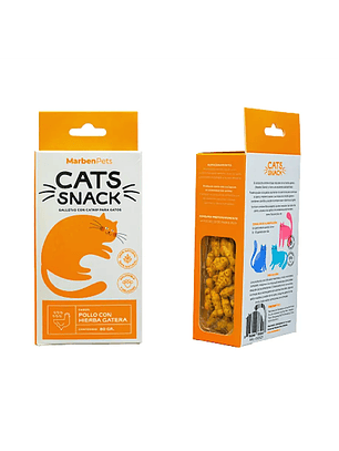 Cats Snack Pollo y Hierba Gatera
