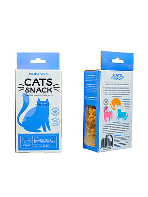 Cats Snack Salmón, Pollo, Hierba Gatera