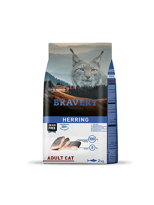 Bravery Herring Adult Cat 2kg