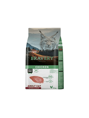 Bravery Chicken Esterilizado 2kg