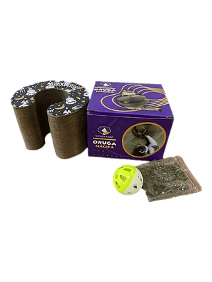 Wonder Cat Rascador Oruga Mágica con Pelota