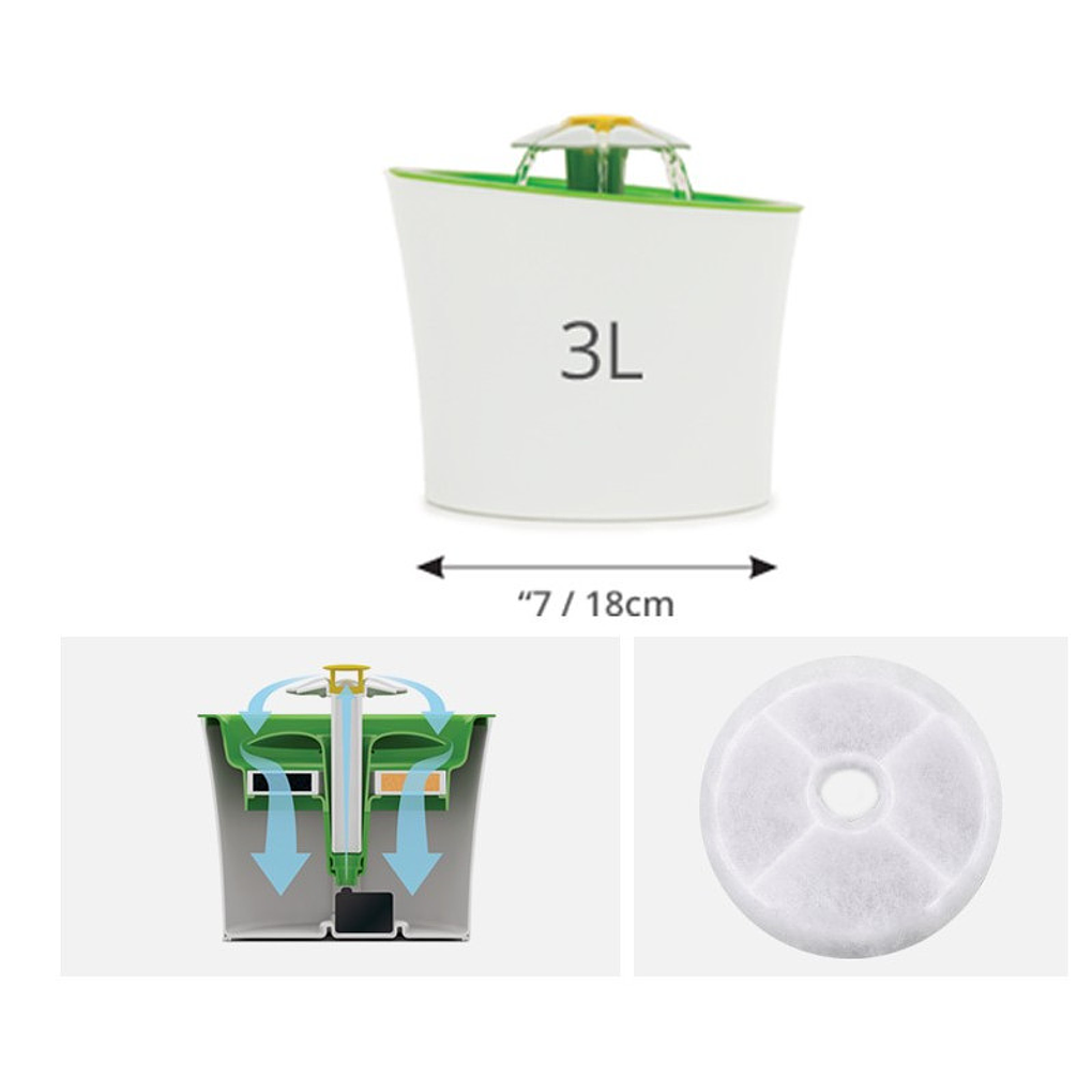 Catit Fuente Bebedera Flor 3L 3