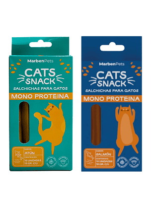 Cats Snack Salchicha Monoproteína Atún