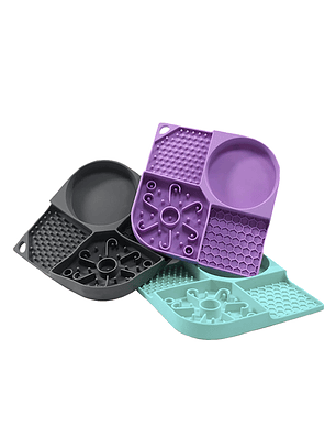 Lick Mat Cuadrado 4 Texturas