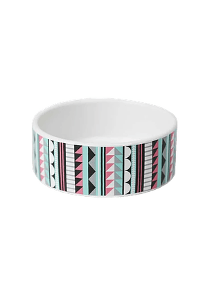 BRNX Plato Cerámica Étnico Rosado S