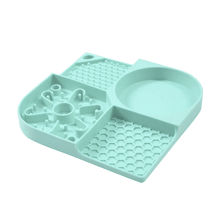 Lick Mat Cuadrado 4 Texturas 2