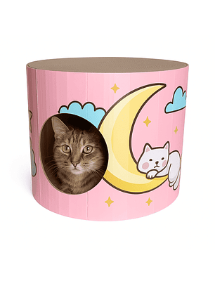 Rascador Casa Rosado