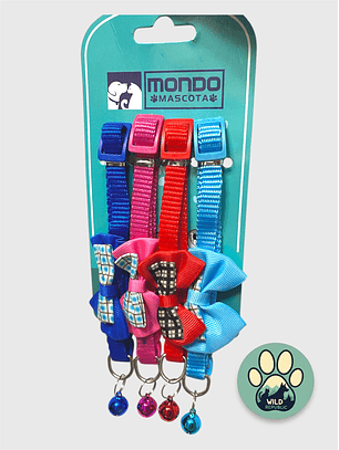 Set Collares Gato 4 Unidades