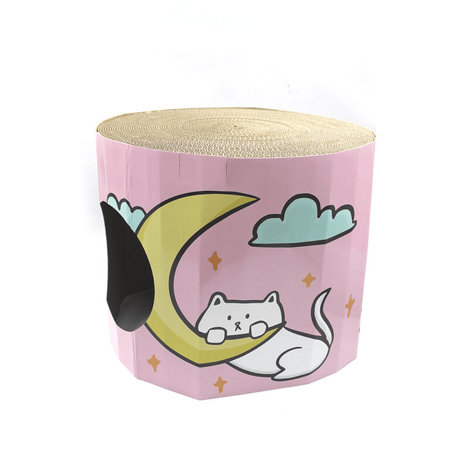 Rascador Casa Rosado 2