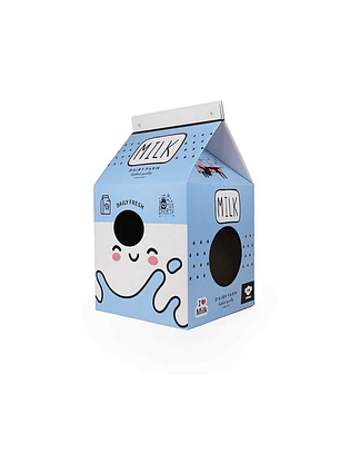 BRNX Rascador Caja de Leche Azul