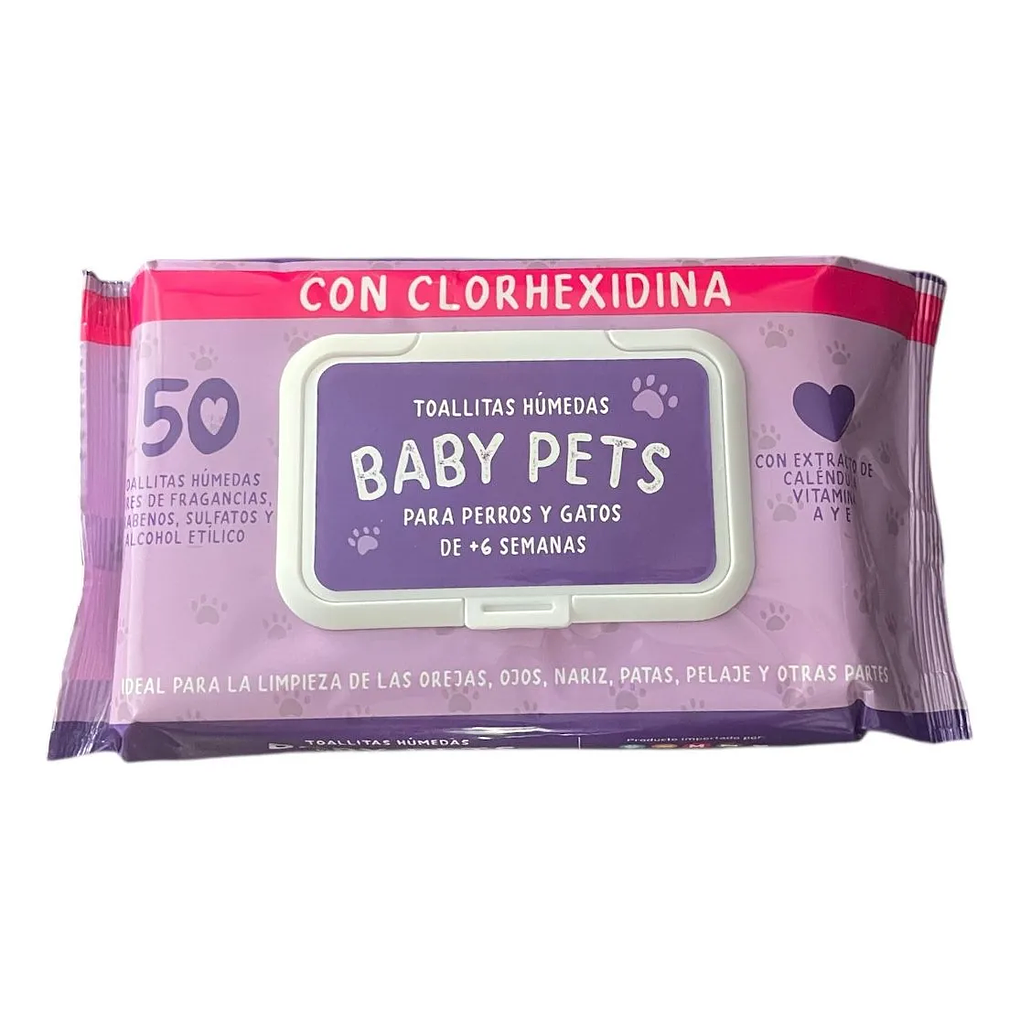 Toallitas Húmedas con Clorhexidina 50 Unidades 1