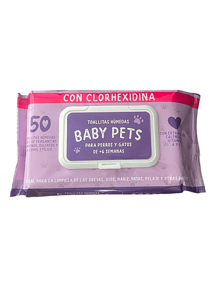 Toallitas Húmedas con Clorhexidina 50 Unidades