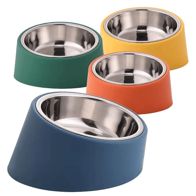 Wonder Pet Plato Inclinado de Acero Inoxidable  1