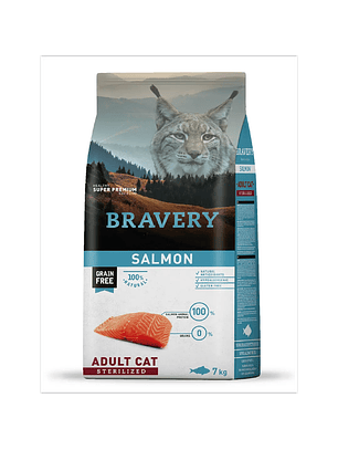 Bravery Salmon Adult Cat Esterilizado 7kg