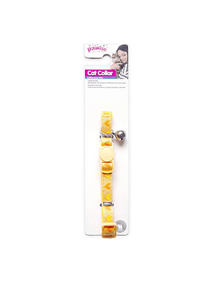 Pawise Collar Amarillo Corazones