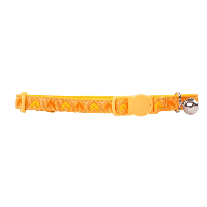Pawise Collar Amarillo Corazones 2