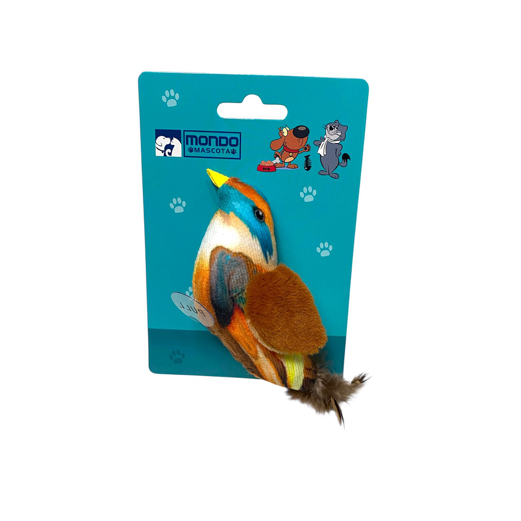 Peluche Ave con Sonido y Plumas  2