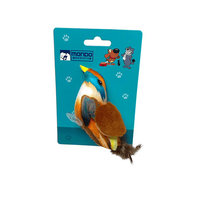 Peluche Ave con Sonido y Plumas  2