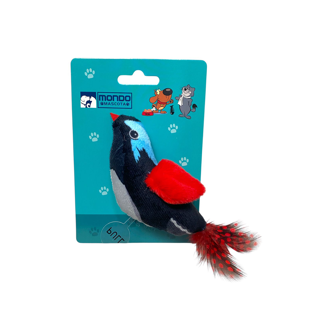 Peluche Ave con Sonido y Plumas  4