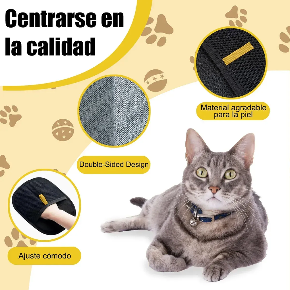 Guante Quita Pelos para Mascotas  2