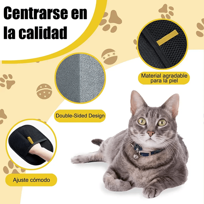 Guante Quita Pelos para Mascotas  2